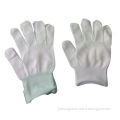 13 gauge clean room nylon seamless knitted gloves, heat seal cuff